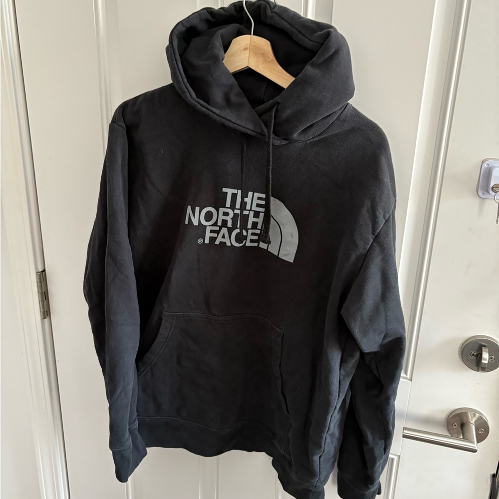 The North Face Men's Black Hoodie Sweater, size XL